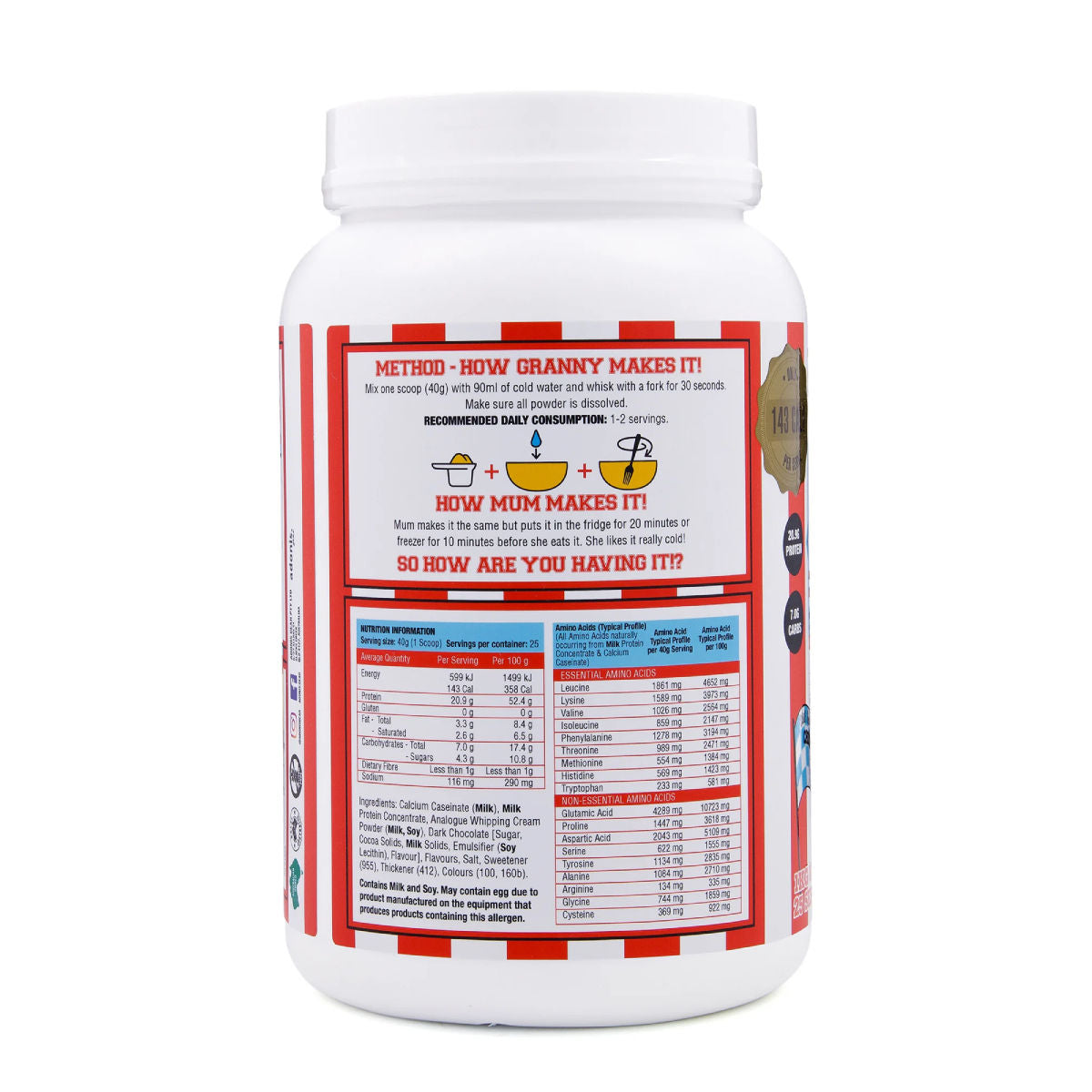 ADONIS C D CHOCO HONEYCOMB 1KG