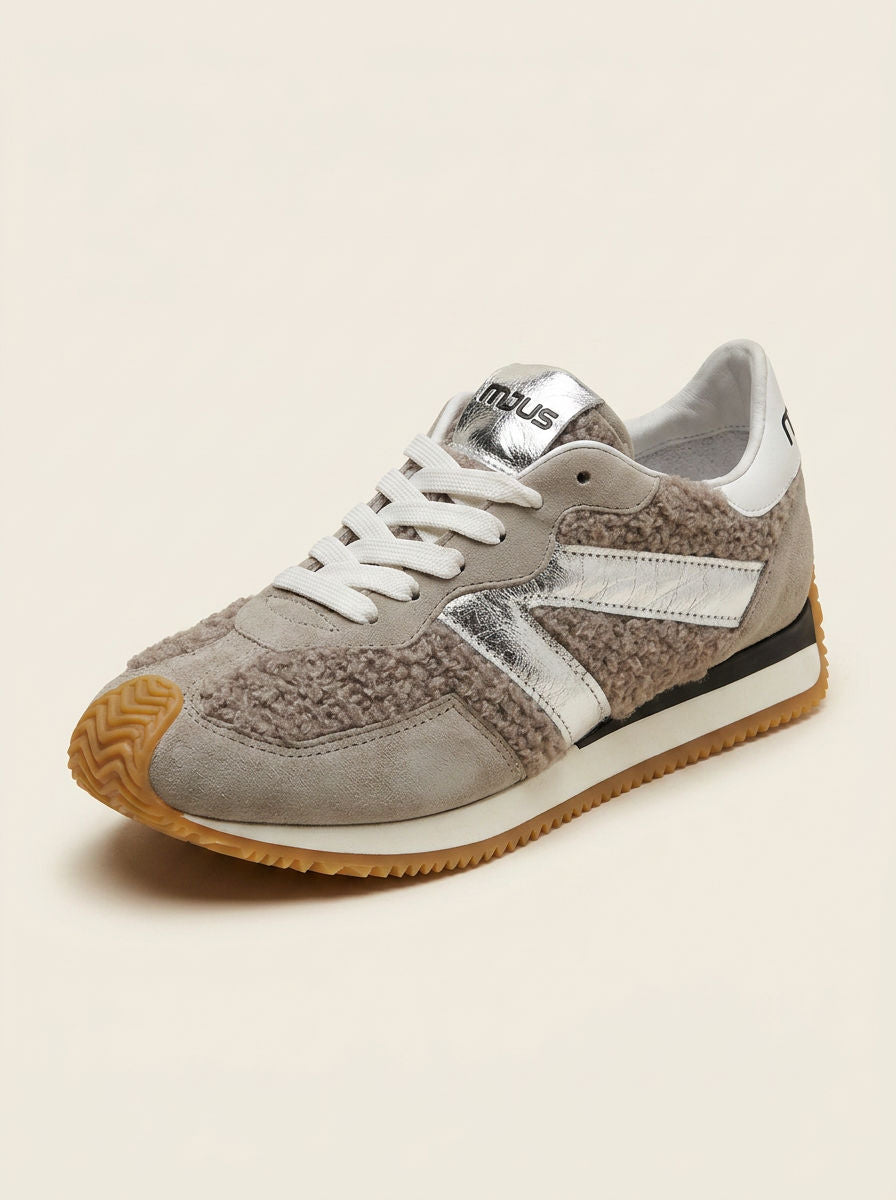 KOAN MJUS Retro-Chic Suede Trainer