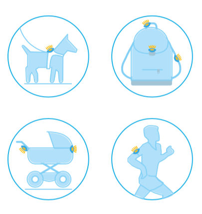 مصابيح السلامة LED من Curli Luumi