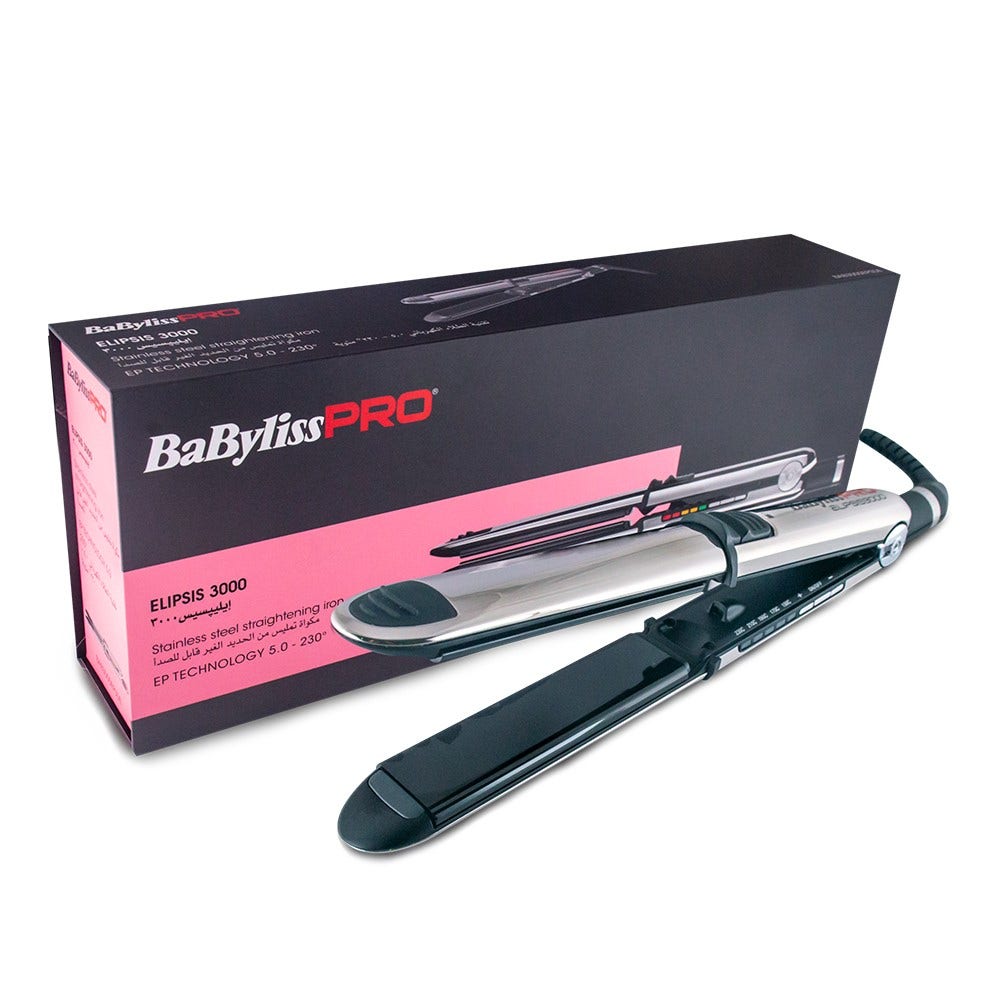 Babyliss Pro Hair Straightener Elipsis 3000, Black