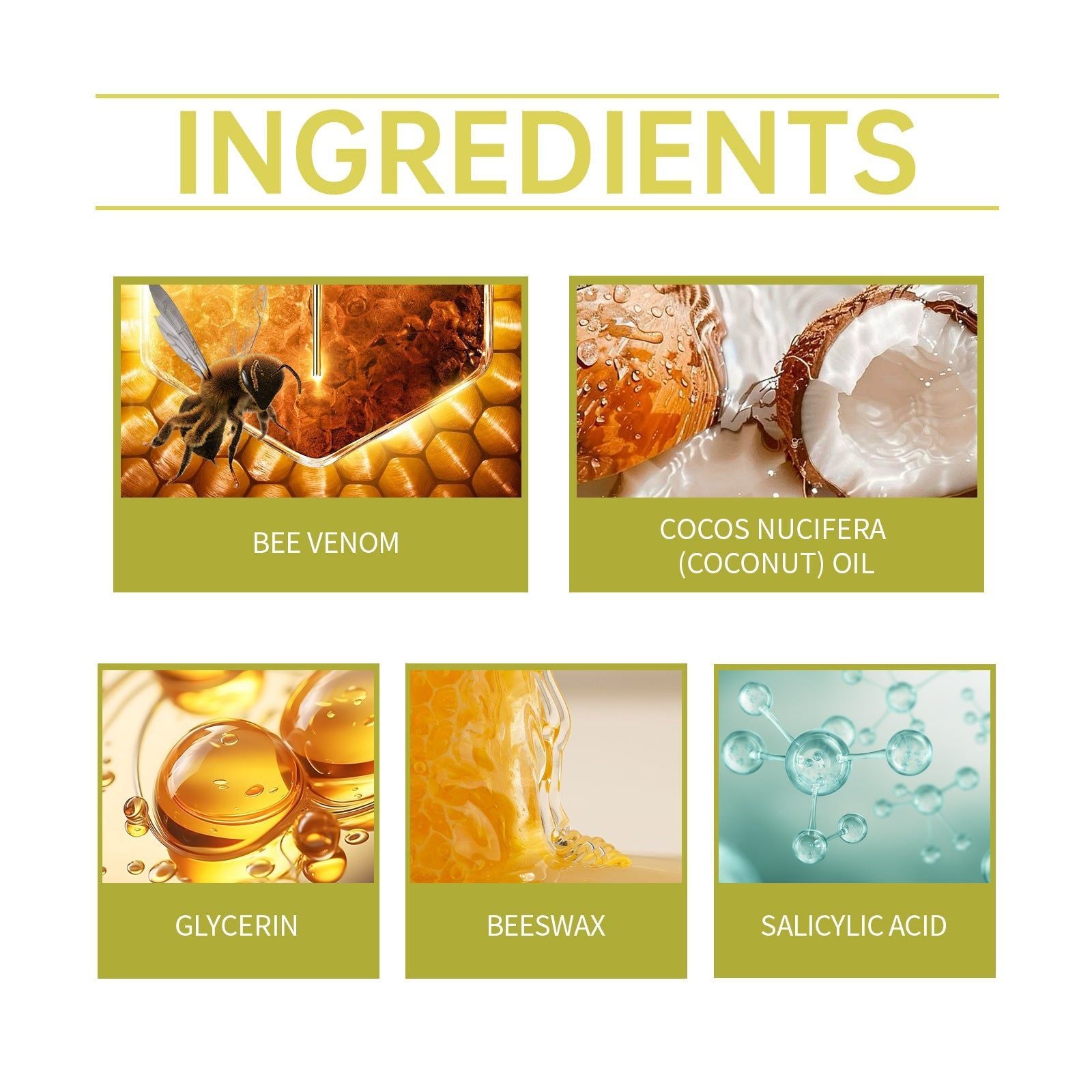 Beesvenom Acne Clearing Cream, Facial Care, Oil Control, Gentle Moisturizer, Sensitive Skin ,50g