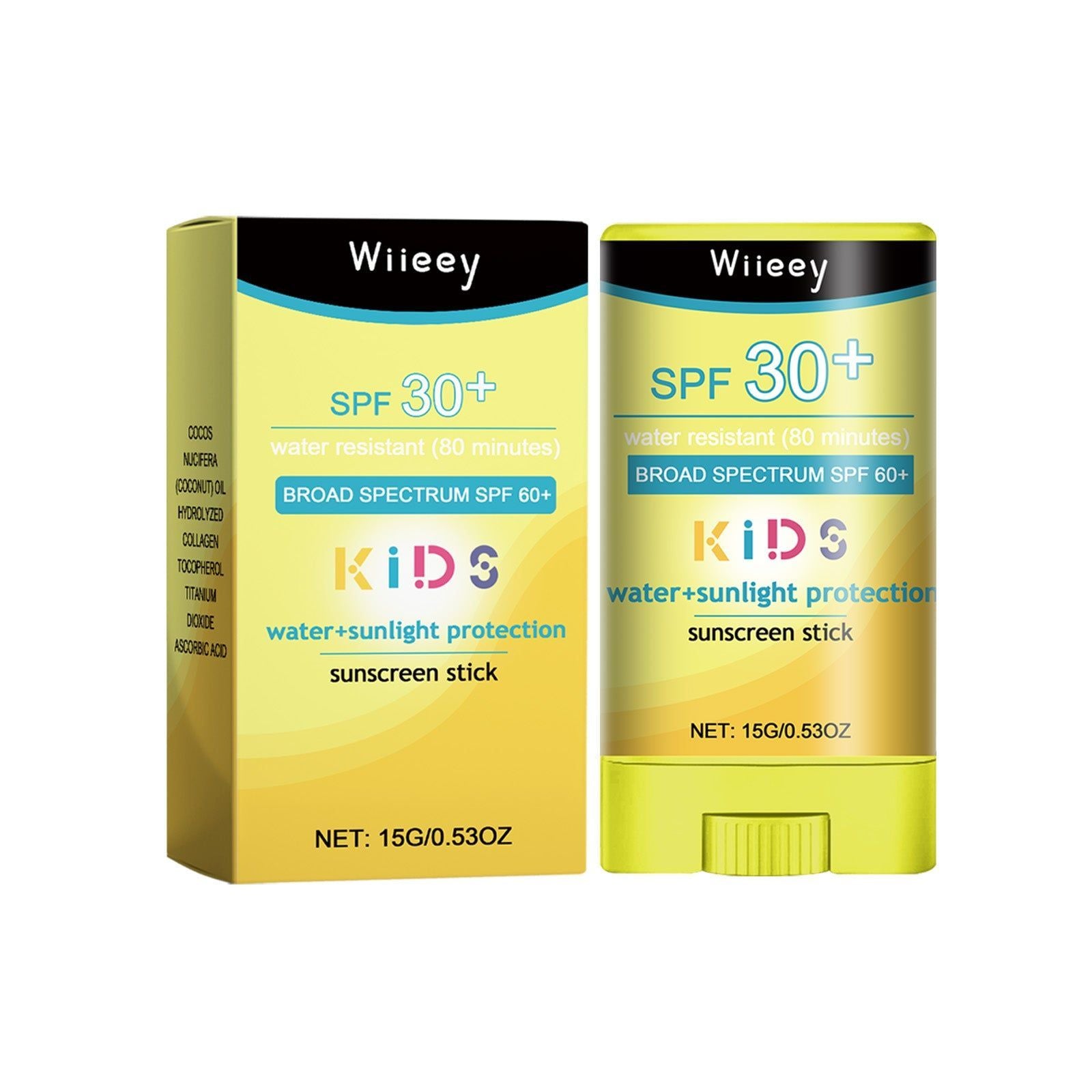 Child UV Protection Stick, Waterproof, Non-Sticky, Gentle, Summer Skin Shield ,15g