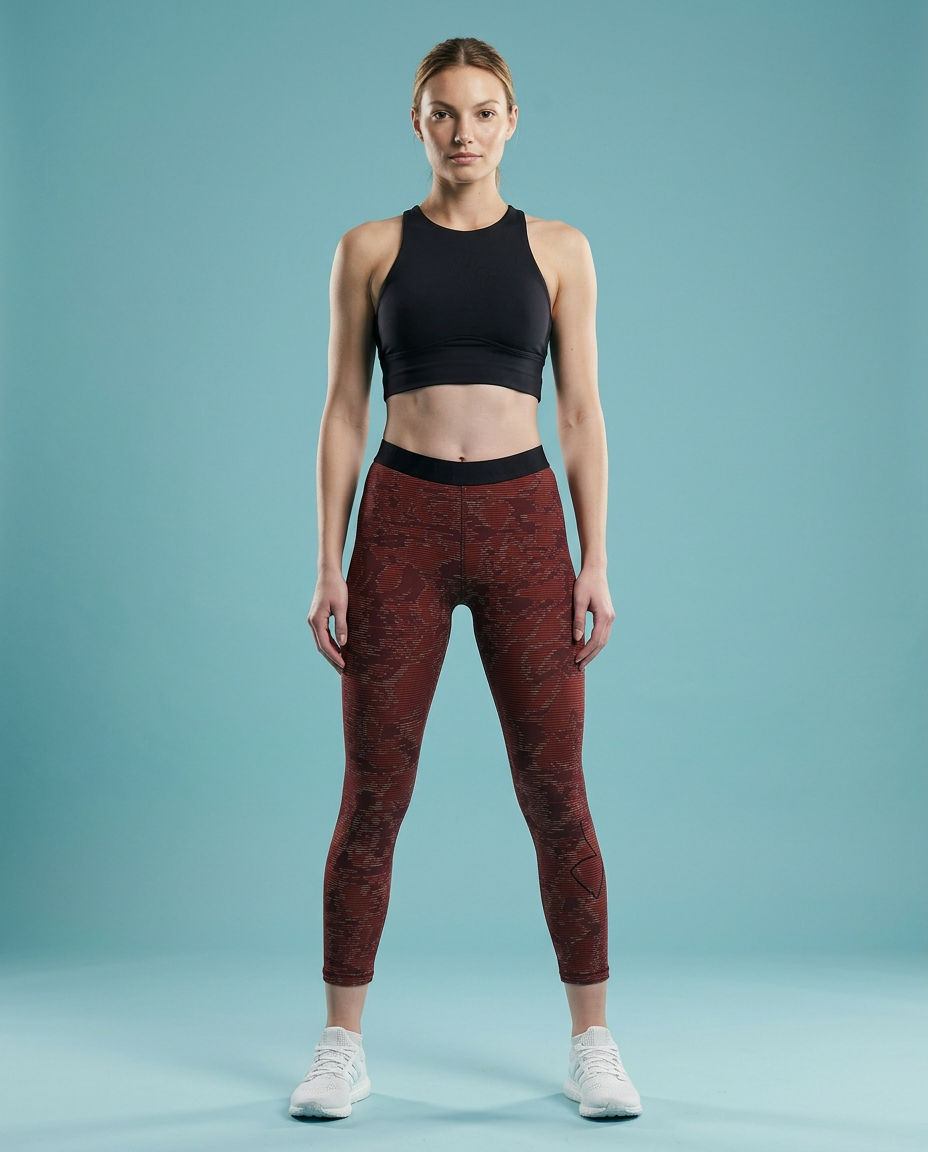 Under Armour Burgundy Patterned Sweatpants