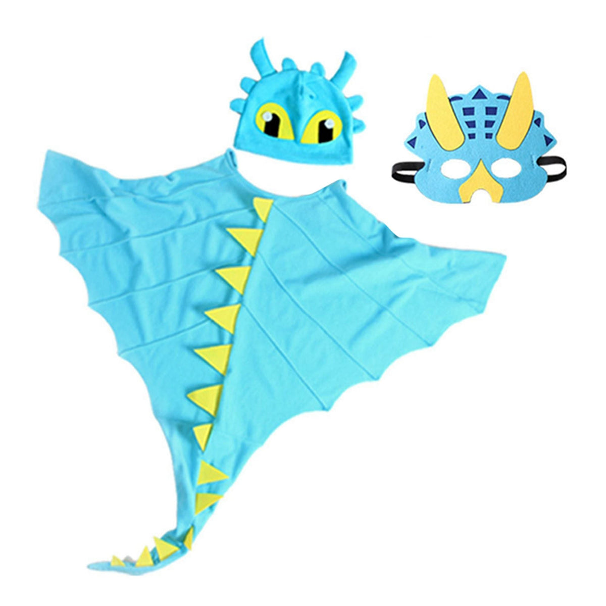 Children Dinosaur Cape Halloween Cosplay Costume Set Kids Christmas Outfits