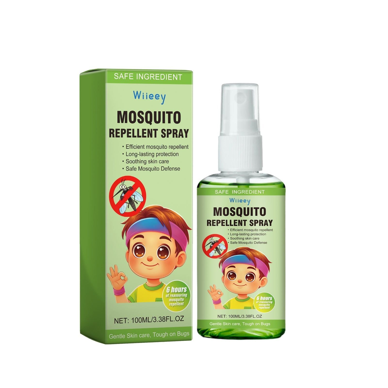 Children's Mosquito Repellent Spray, Summer Cooling, Safe Mosquito Bite Prevention ,100ml
