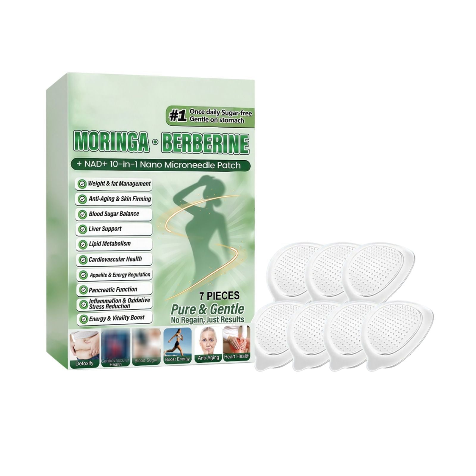 Herbal Body Care Patches Skin-Friendly Stickers 7pcs