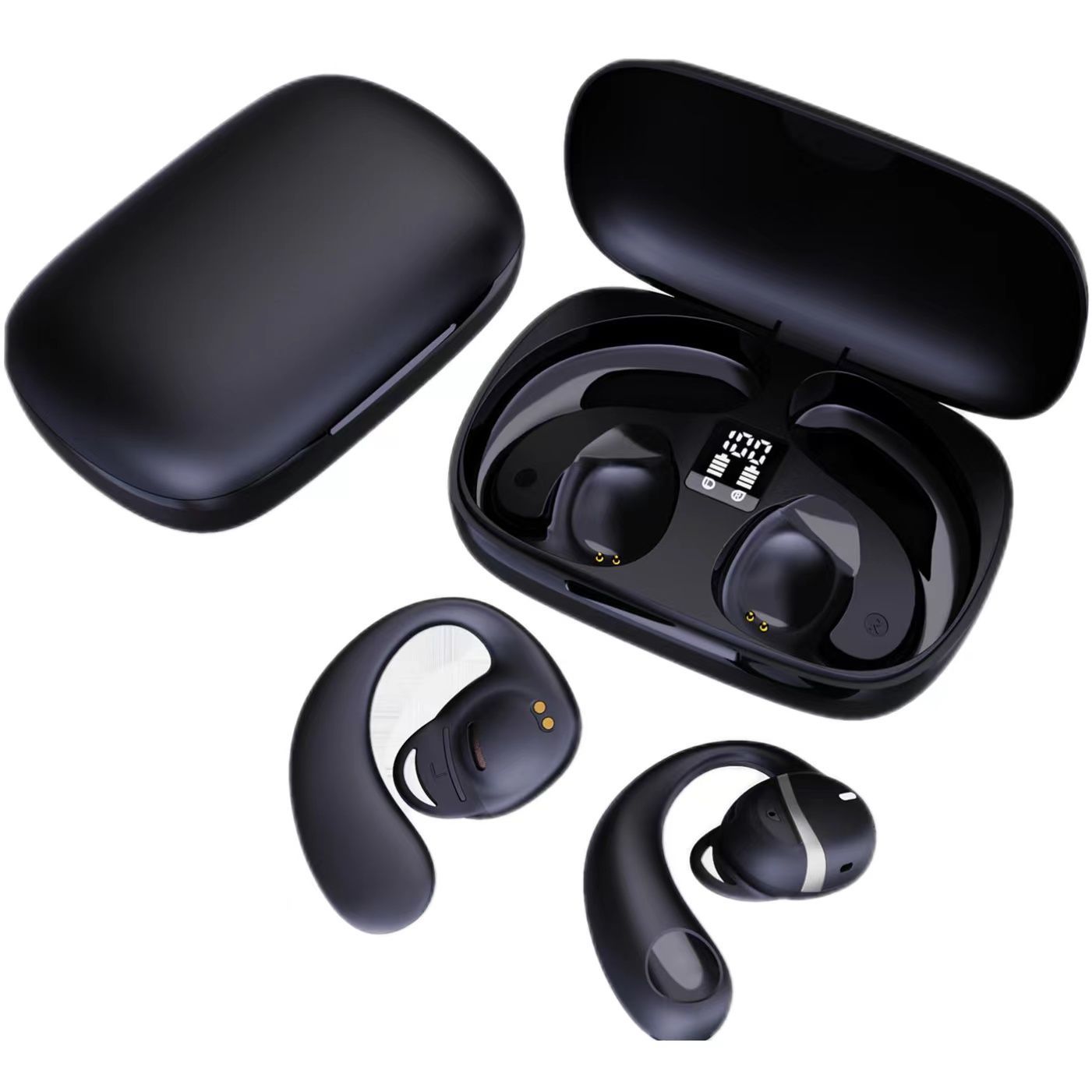 Bone Conduction Earbuds Waterproof Bluetooth Earphones With Mic For Sport Workout