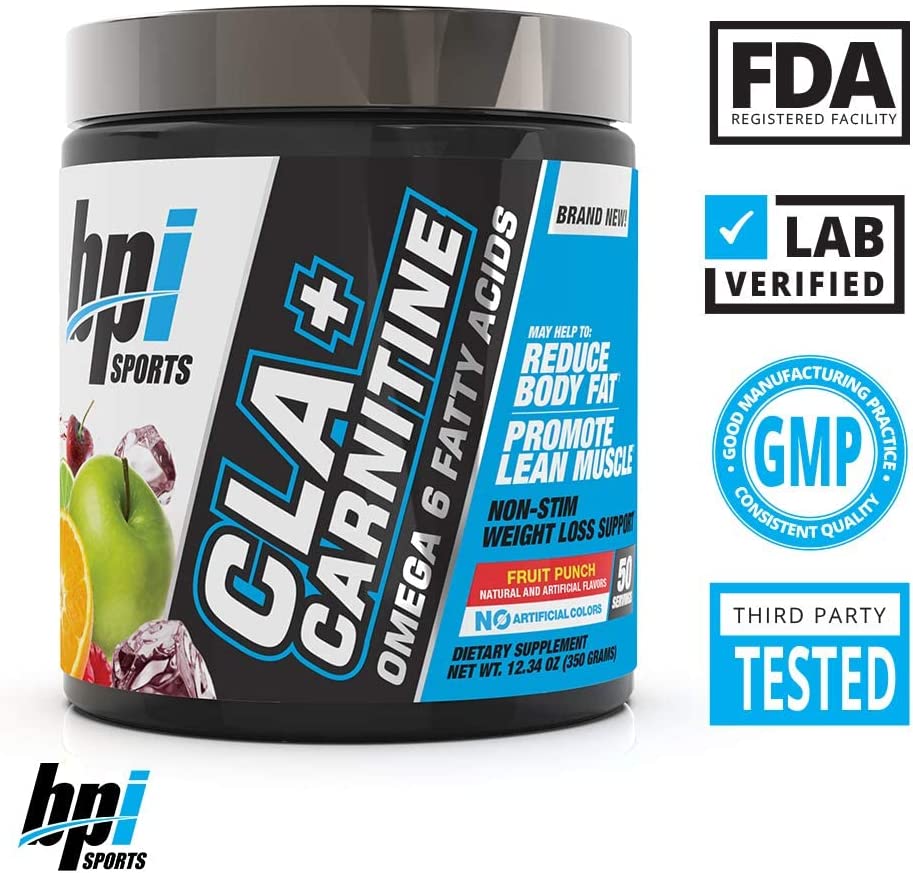 BPI Sports Health CLA + كارنيتين بنكهة الفواكه، 50 جرعة