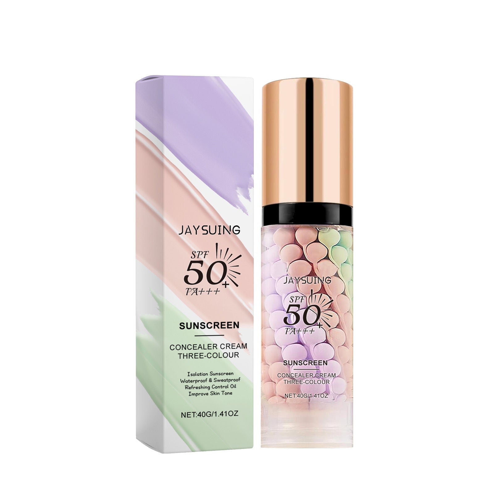 Concealing and Isolating Primer, Skin Perfecting, Blemish Cover, Natural Glow, Moisturizing ,40g