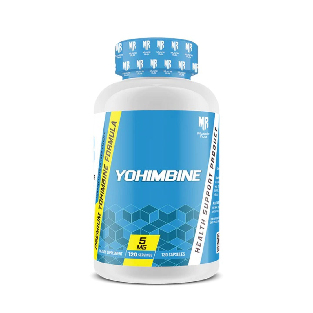 Muscle Rulz Yohimbine HCL 5MG, 120 Capsules