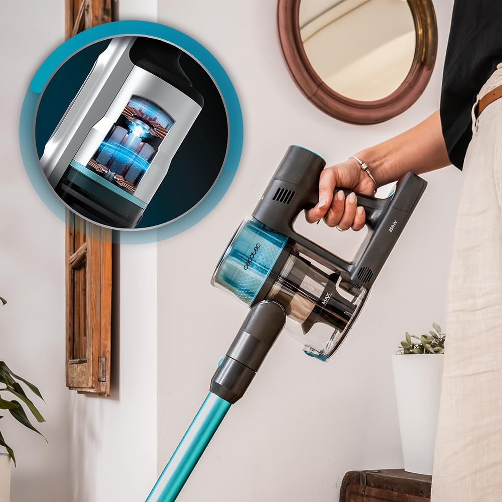 Cecotec 114731 Conga Rockstar P50 Upright Vacuum Cleaner, Blue/Black