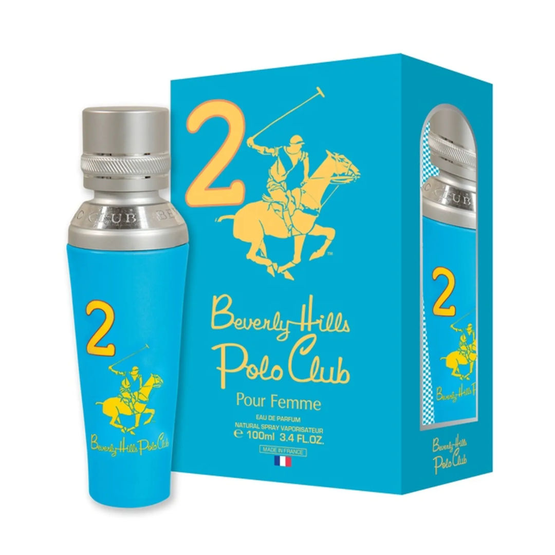 Beverly Hills Polo Club No. 2 Eau de Parfum for Women, 100ml