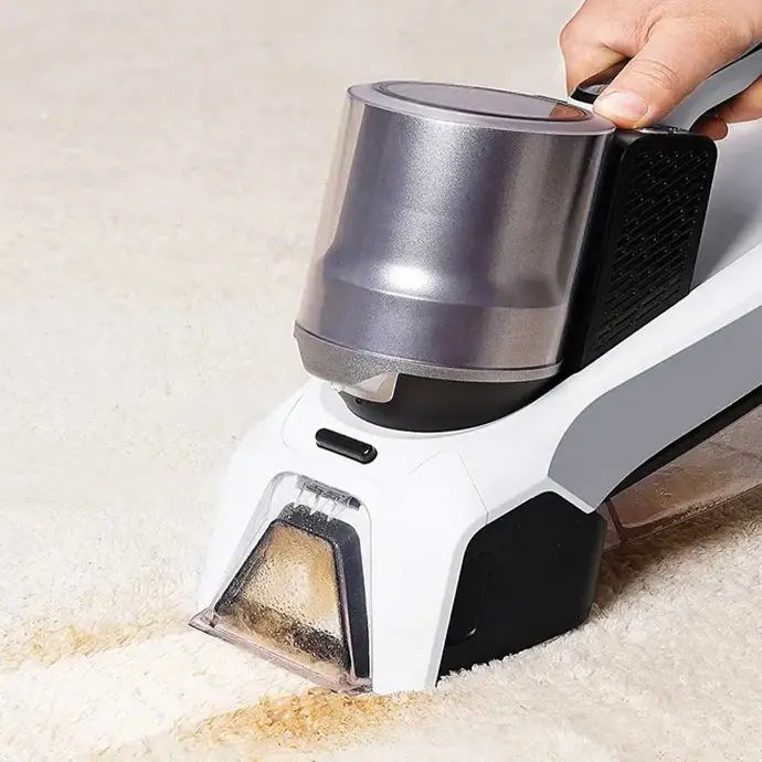 Powerology Cordless Spot Cleaner, White
