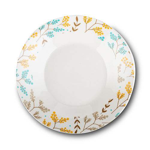 NAVA Porcelain Soup Plate Lydia, Deep Dish Tableware, 23cm