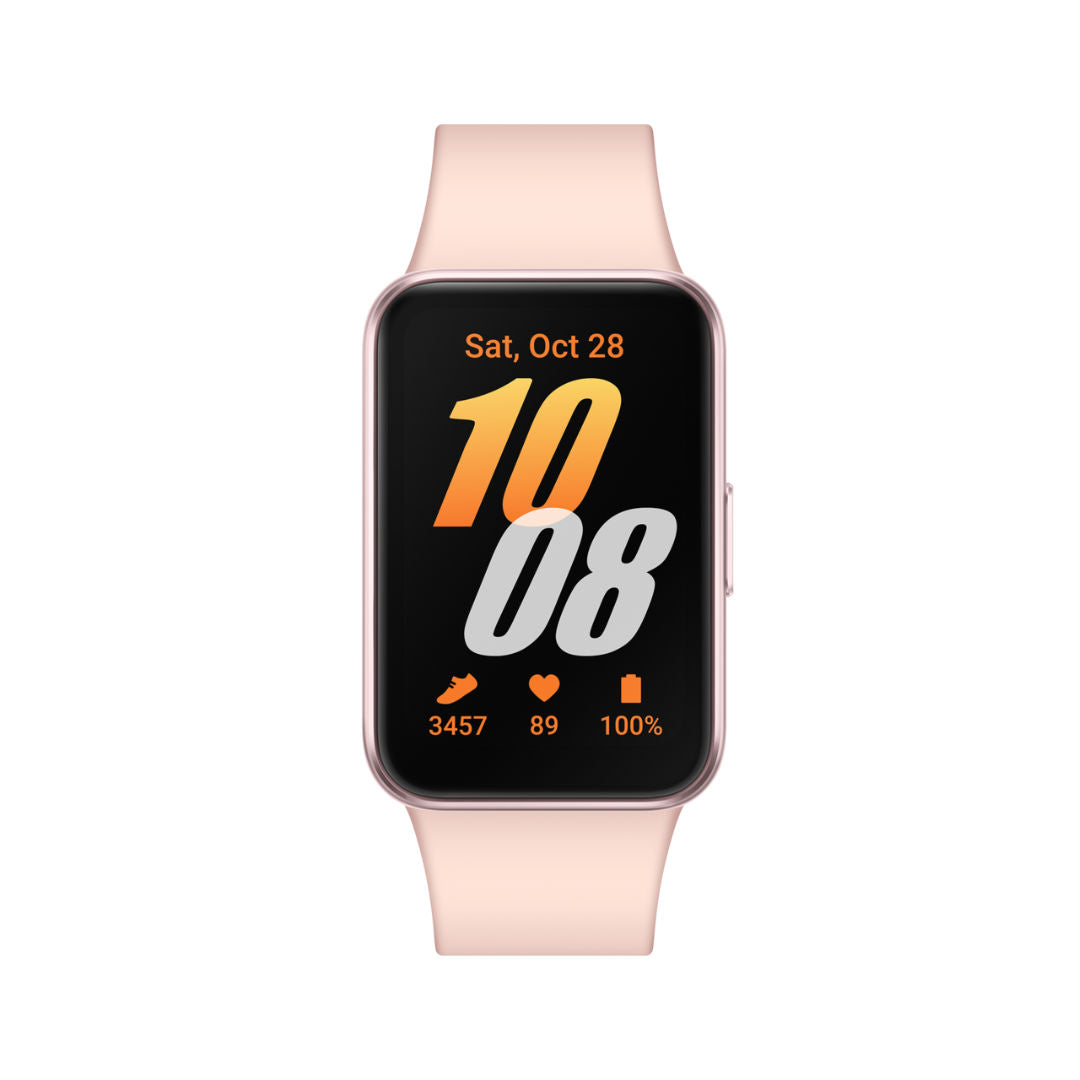 Samsung Galaxy Fit3 Smart Band, 1.6" AMOLED Display, Pink Gold, Bluetooth 5.3, SM-R390NIDAMEA