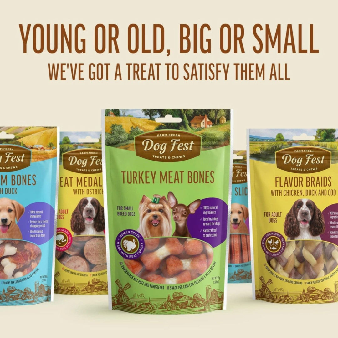 Dog Fest Rabbit Ears With Chicken For Puppies, 90gm