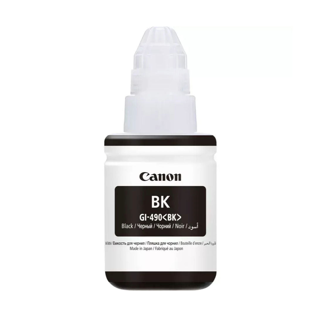 Canon Pixma 0663C001 GI-490 Genuine Ink Bottle Cartridge