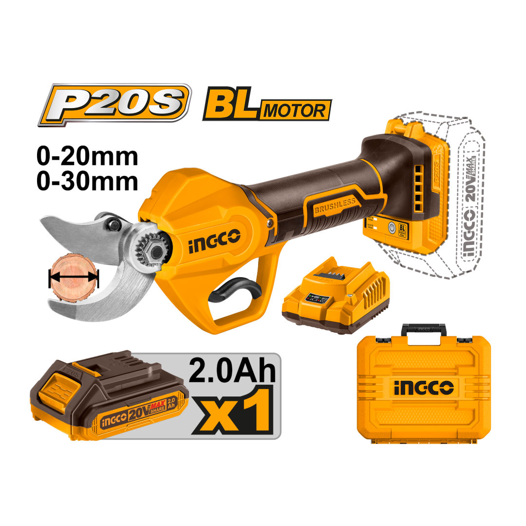 INGCO Cordless Gauge Straight Shear, 20V