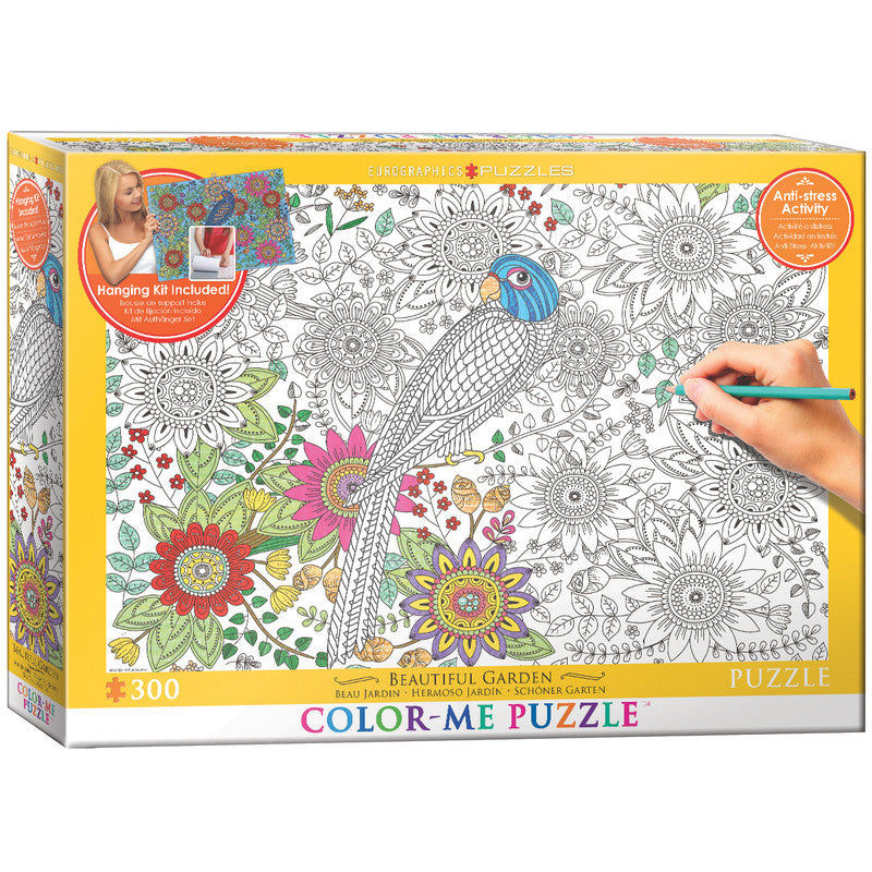 Color Me Beautiful Garden 300 Pieces Puzzle