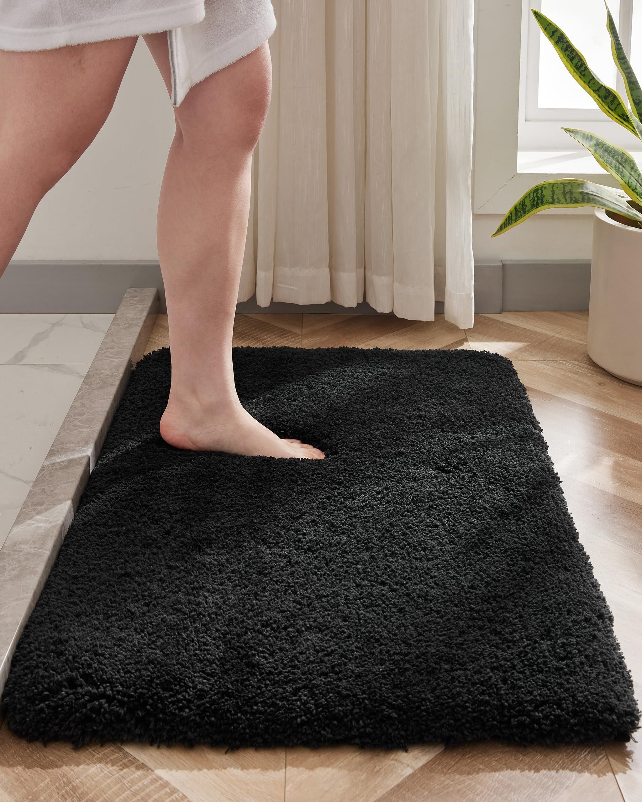 AIESY® Washable Plush Luxury Soft Shaggy Disolla Bath Mat