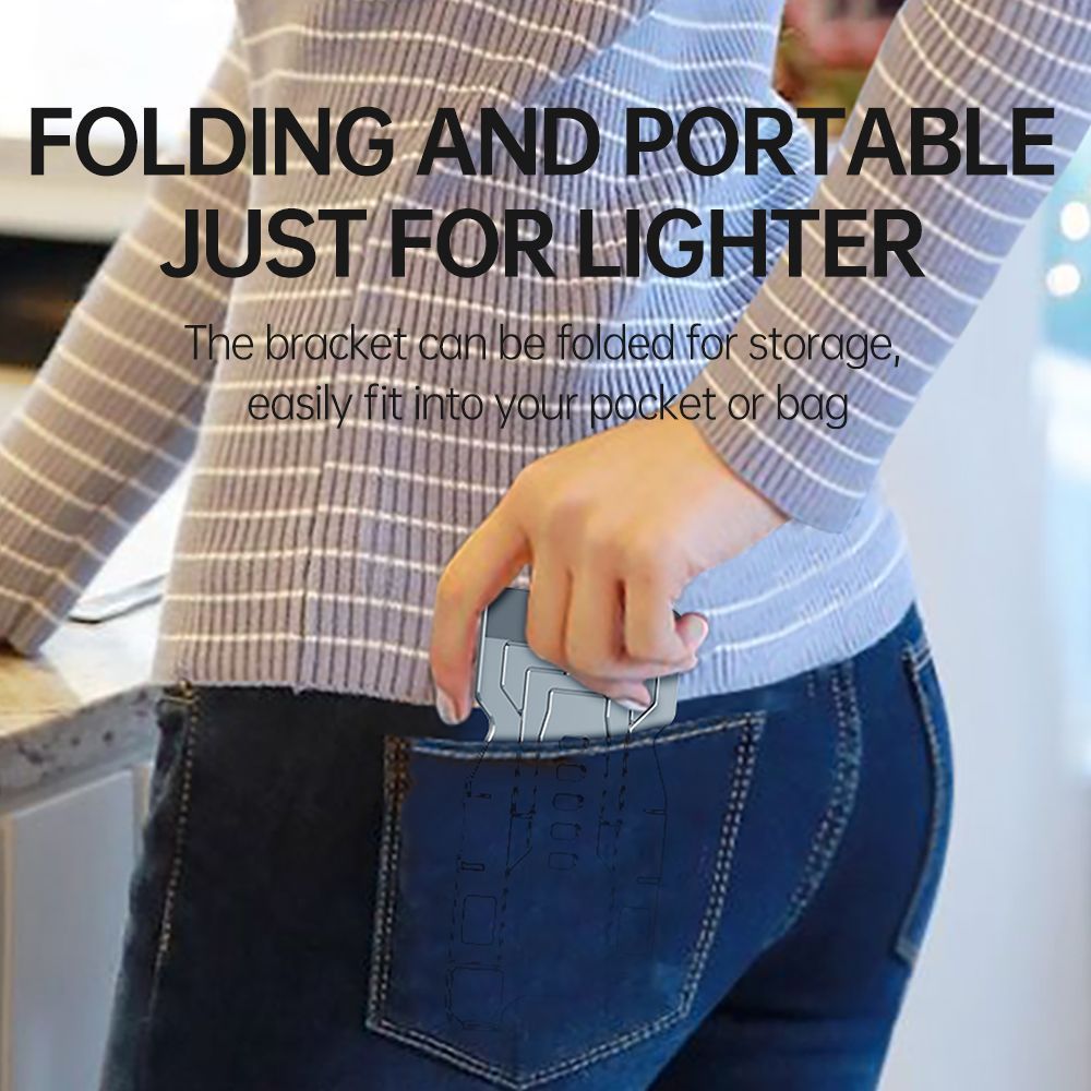 Foldable Mobile Phone Holder Ultra-thin Cradle Cell Phone Stand Phone Bracket Desk Stand