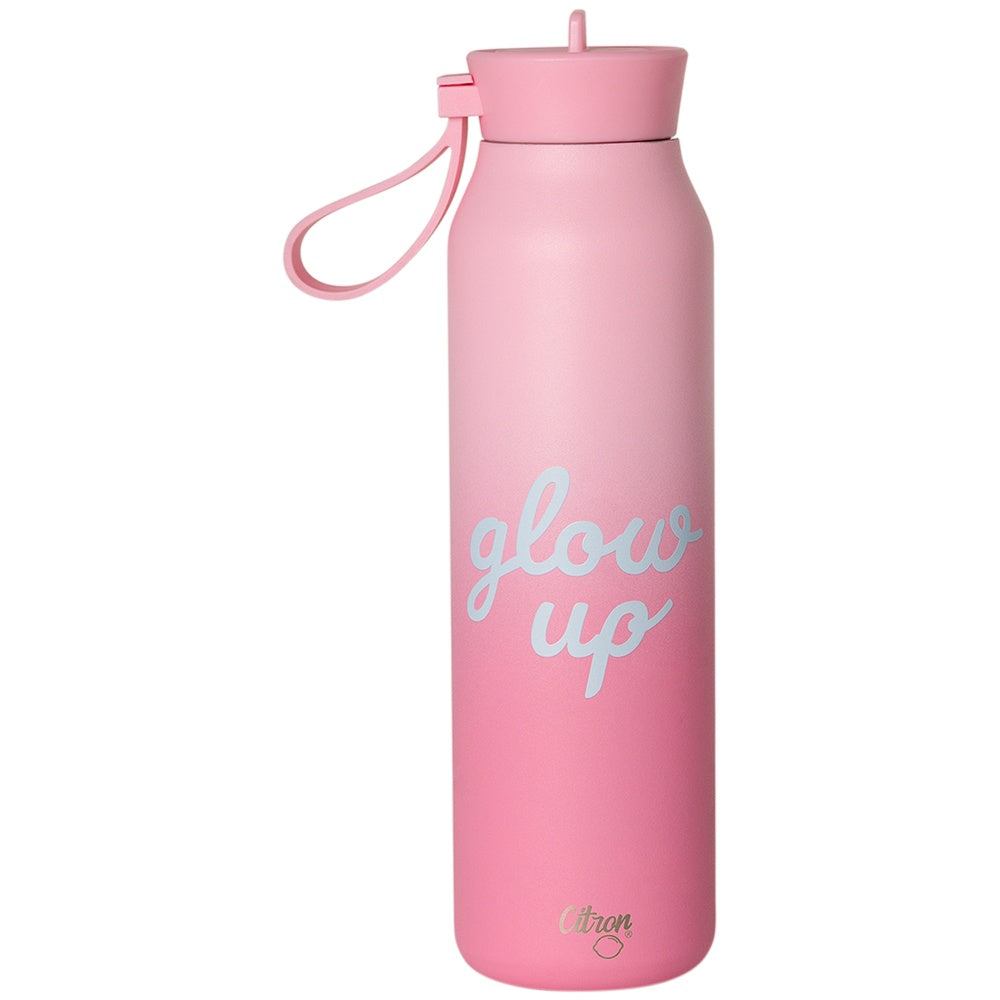Citron Stainless Steel Water Bottle 500ml - Pink Glowup