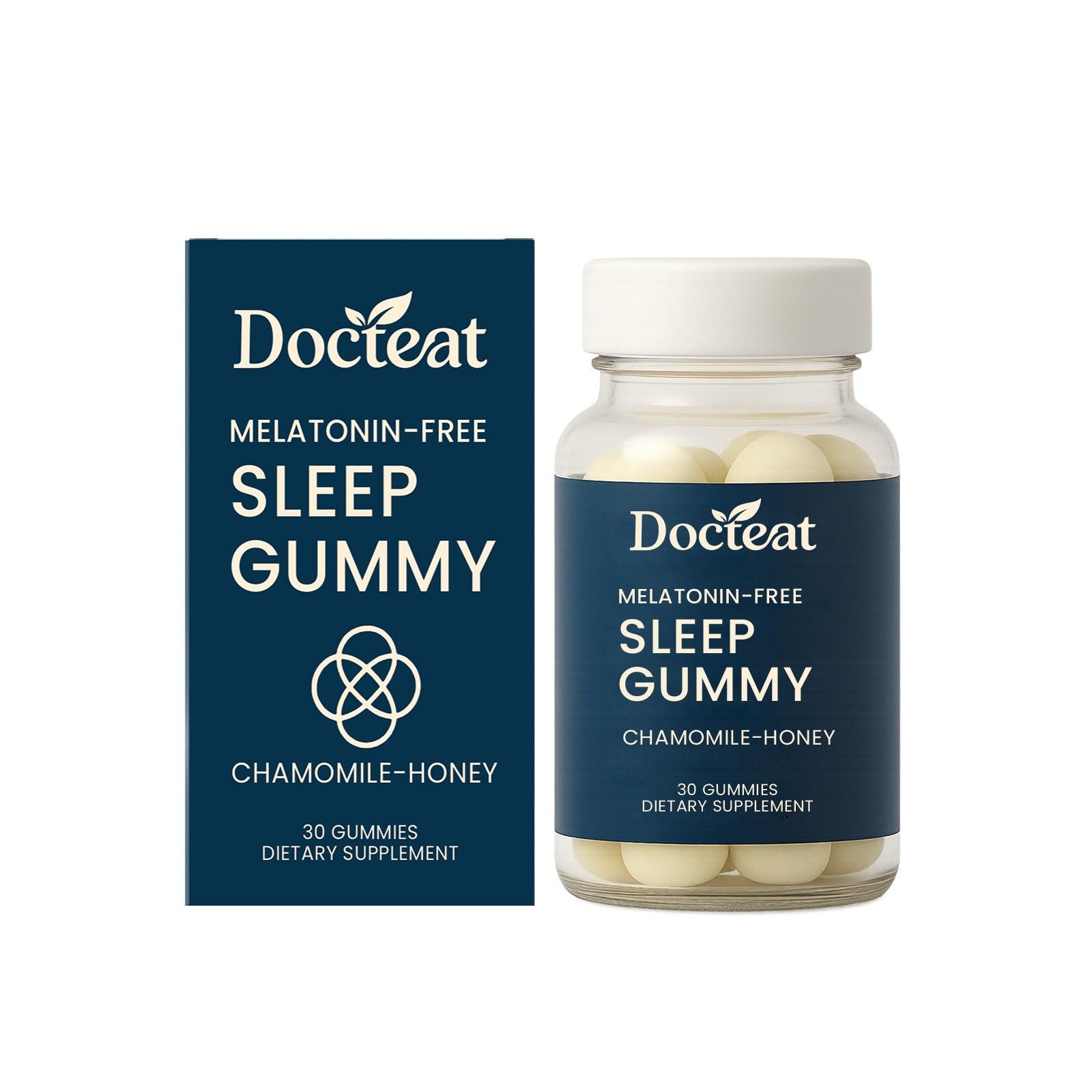 Chamomile Sleep Gummies, Natural Sleep Care, Relax, Reduce Anxiety, Easy Chew ,30gummies
