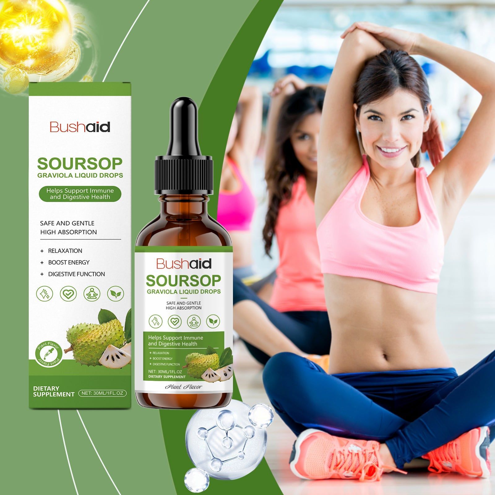 Boost Your Body Care with Vitamin Drops, Immune Support, Digestive Health ,30ml