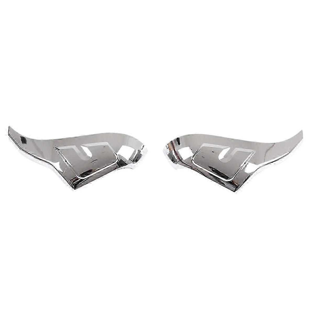 4 Pcs Silver Tail Light Cover Decorative Cover Protective Cover For 07-21 Decoration Accessories