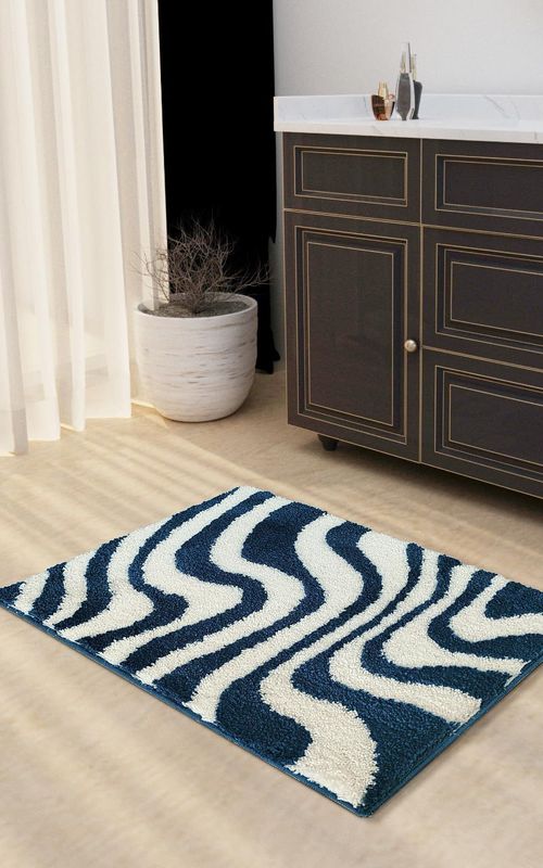 AIESY® Beautiful Microfiber Non Slip Bath Mat for Bathroom
