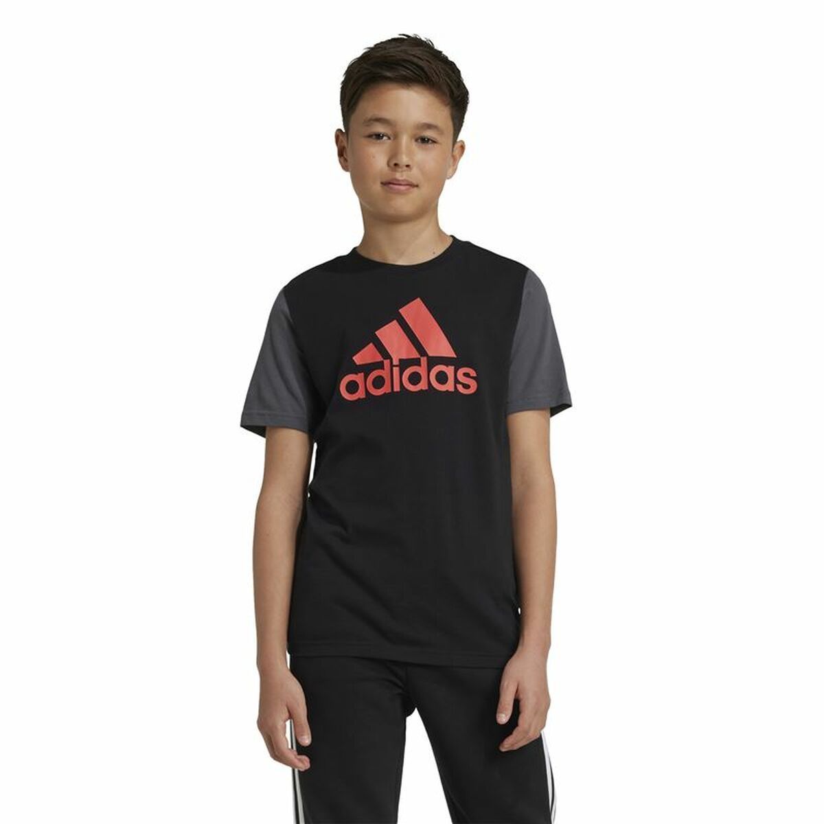 Unisex Short Sleeve T-Shirt Adidas Essentials Black