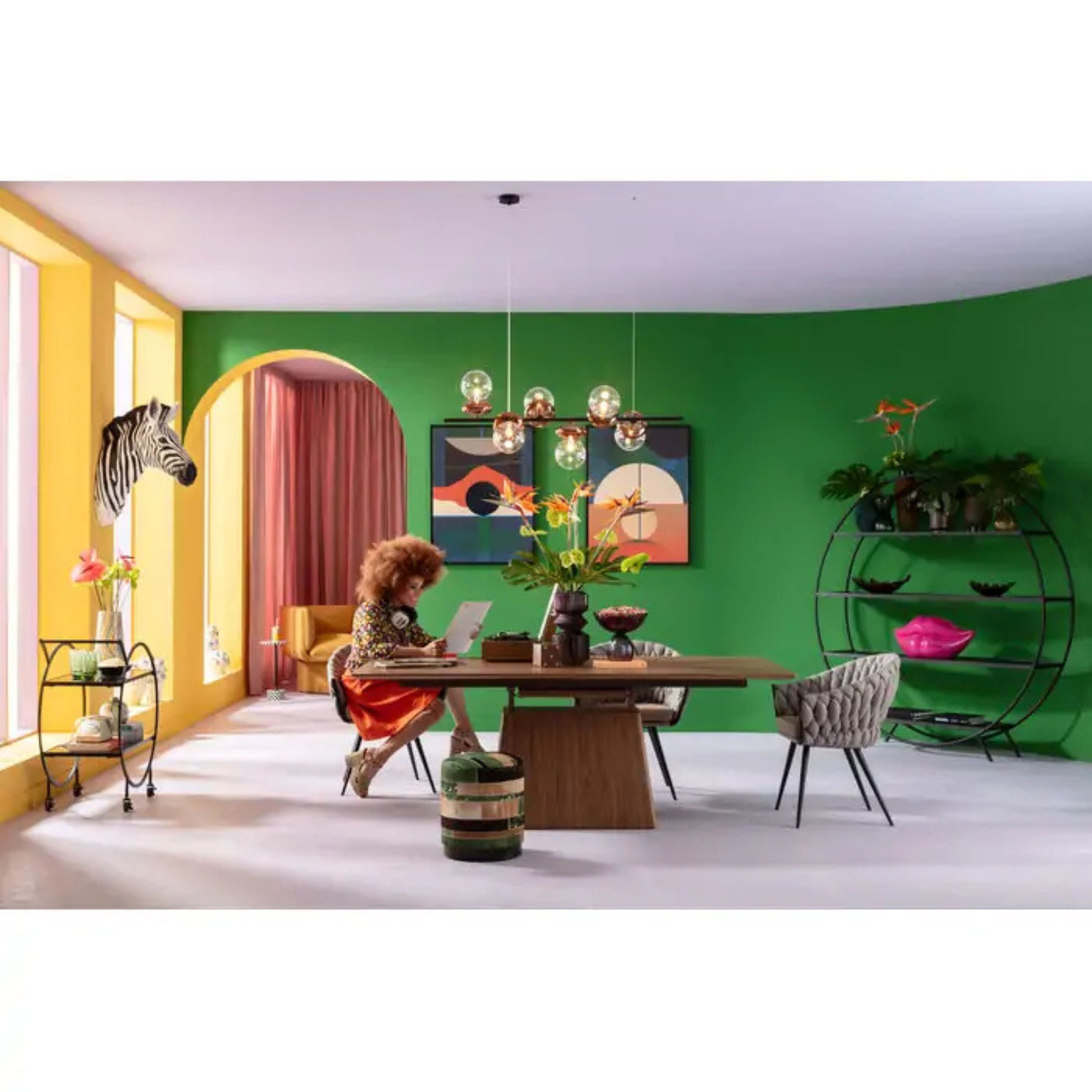 Extension Table Benvenuto Walnut 200-250cm