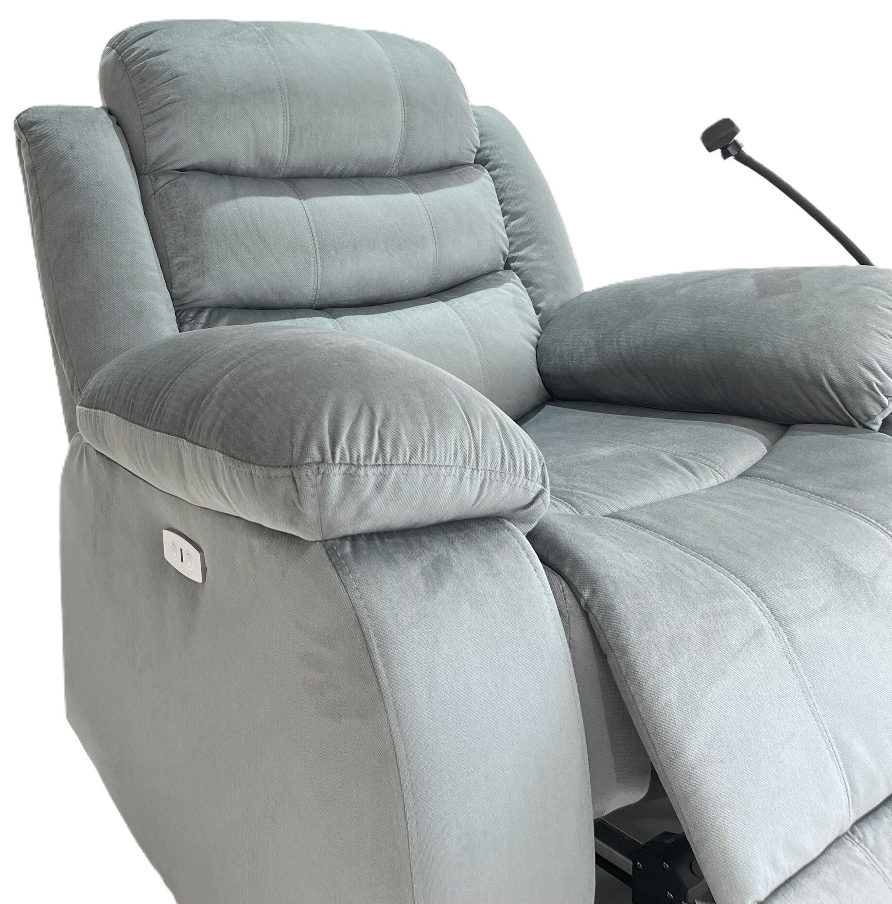 Grey Power Recliner #8005