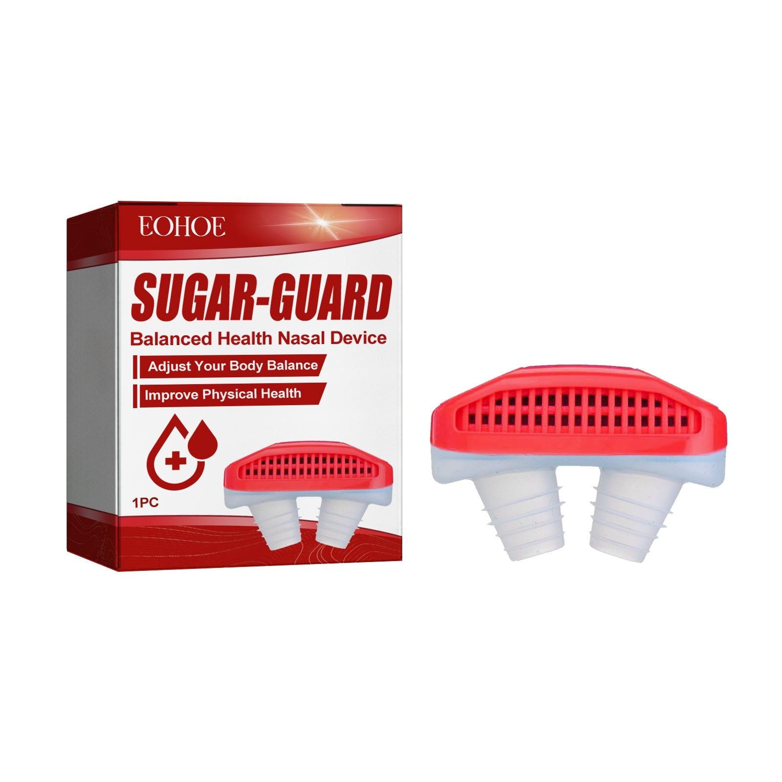 Boost Energy and Relieve Fatigue with Sugar-Guard Nasal Device for Body Care ,1pcs