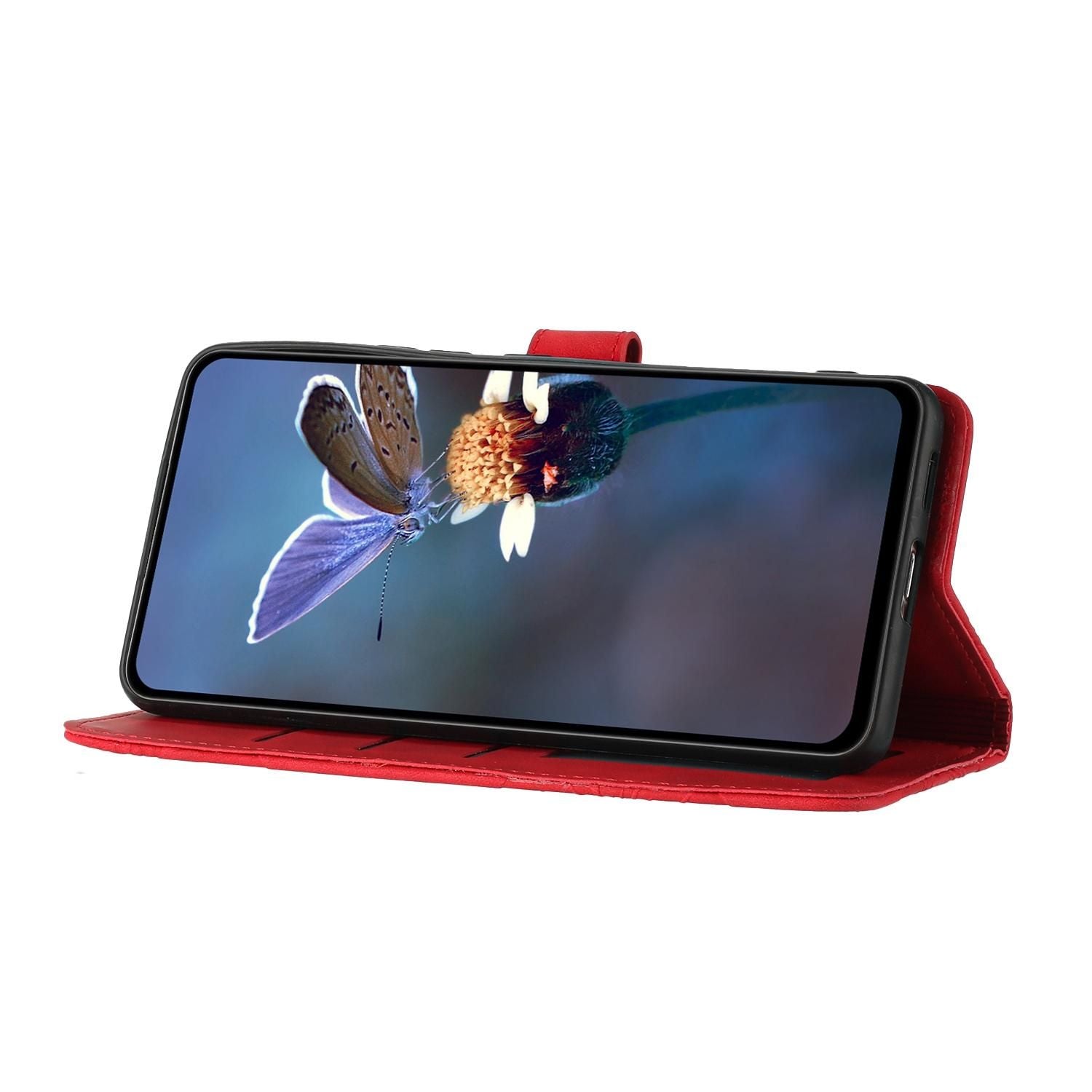 Flower Embossing Leather Case For Google Pixel 9a