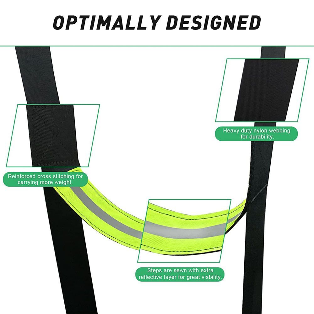 Climbing Aider Climbing Tree Steps Tree Saddle Accessories Climbing Rope Ladder for Hunting