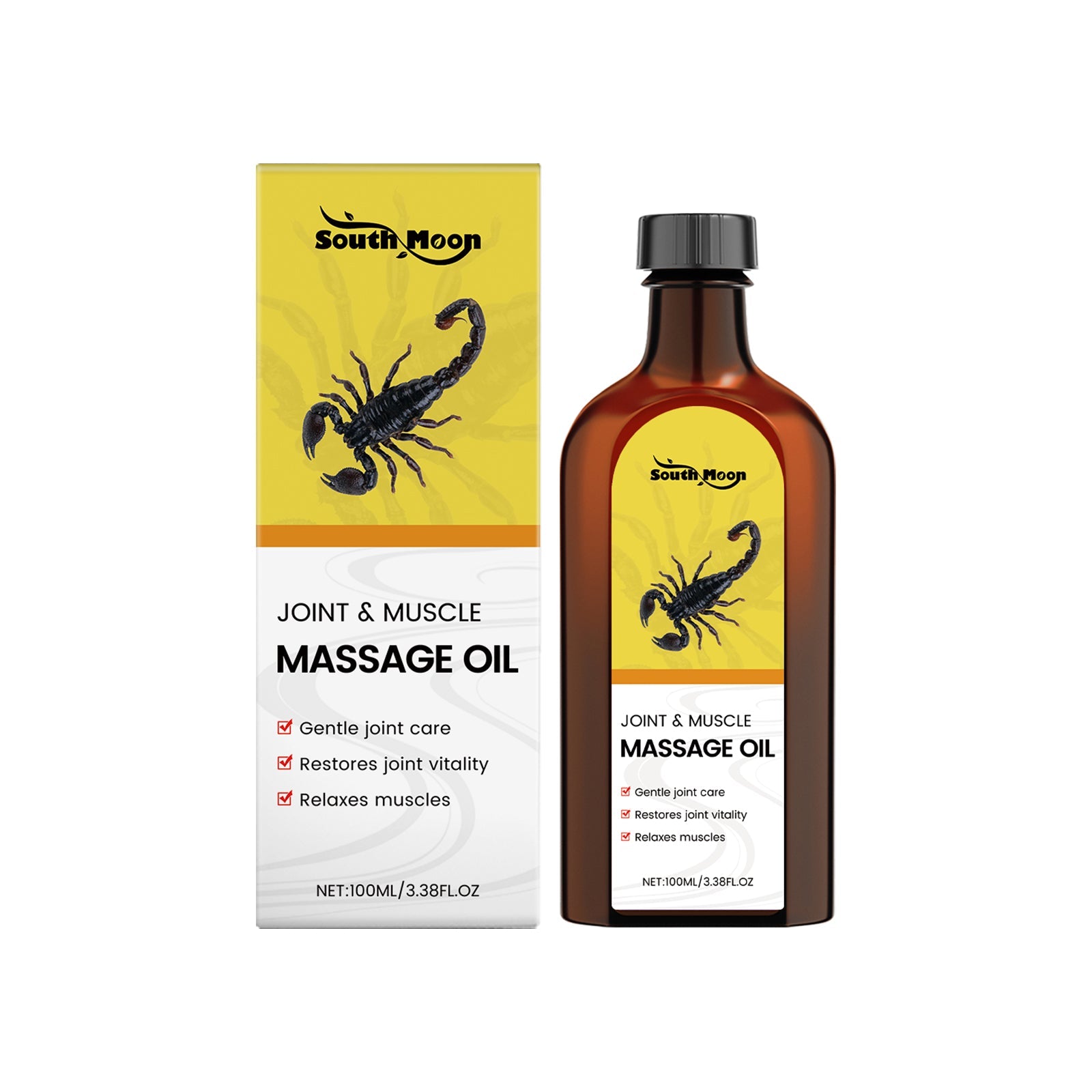 Body Care Massage Oil, Natural Joint Support, Muscle Relief, Daily Body Cleansing ,100ml