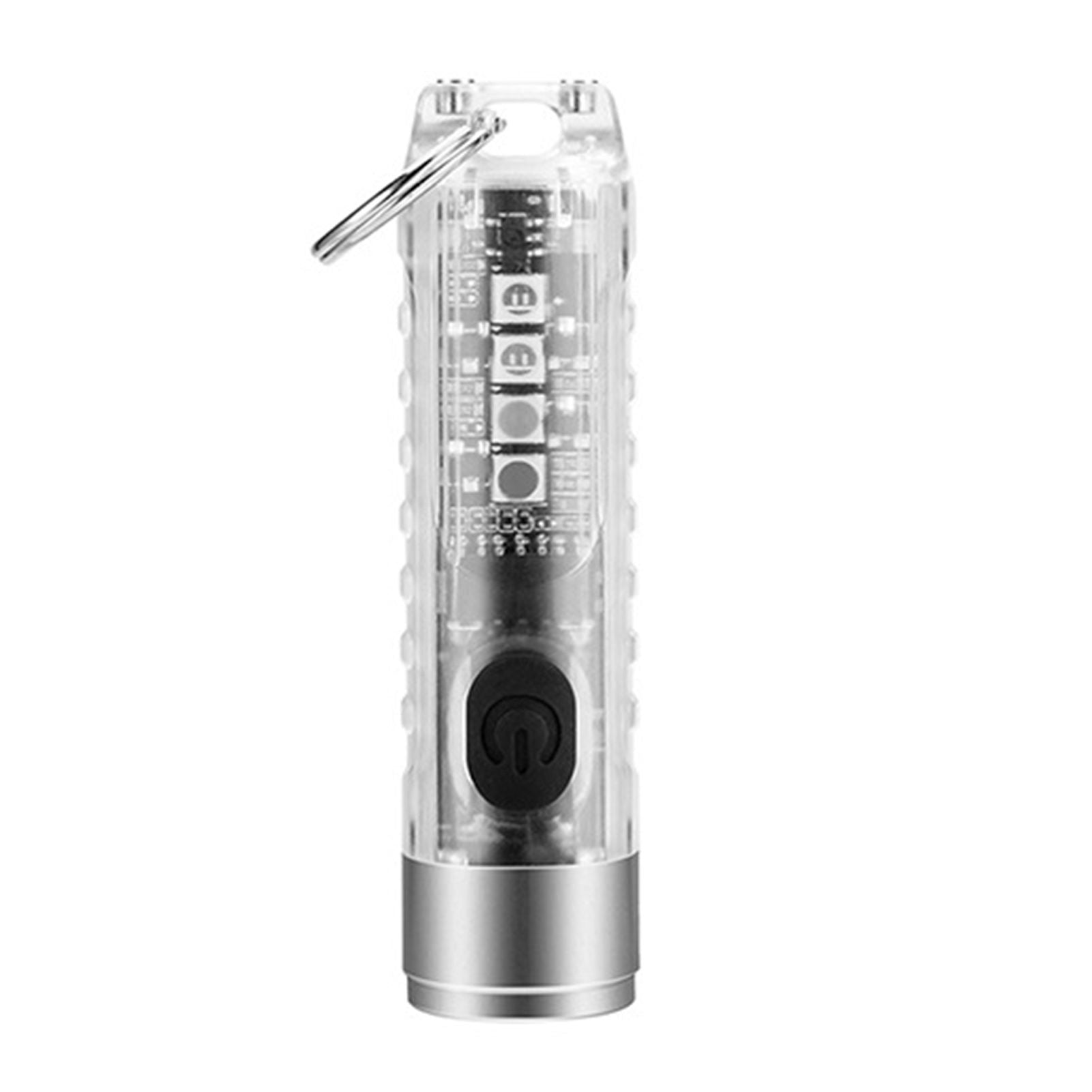 Mini Flashlight Keychain Waterproof LED Torch With Side Light For Hiking Outdoor
