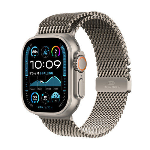 Ultra 2 GPS + Cellular 49mm Titanium Milanese Loop L