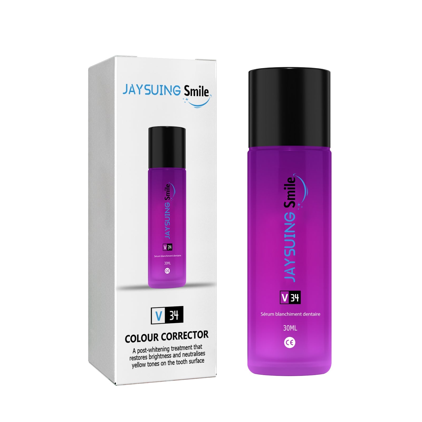 Brighten and Whiten Teeth, Neutralize Yellow Pigments, Fast Teeth Whitening Serum ,30ml