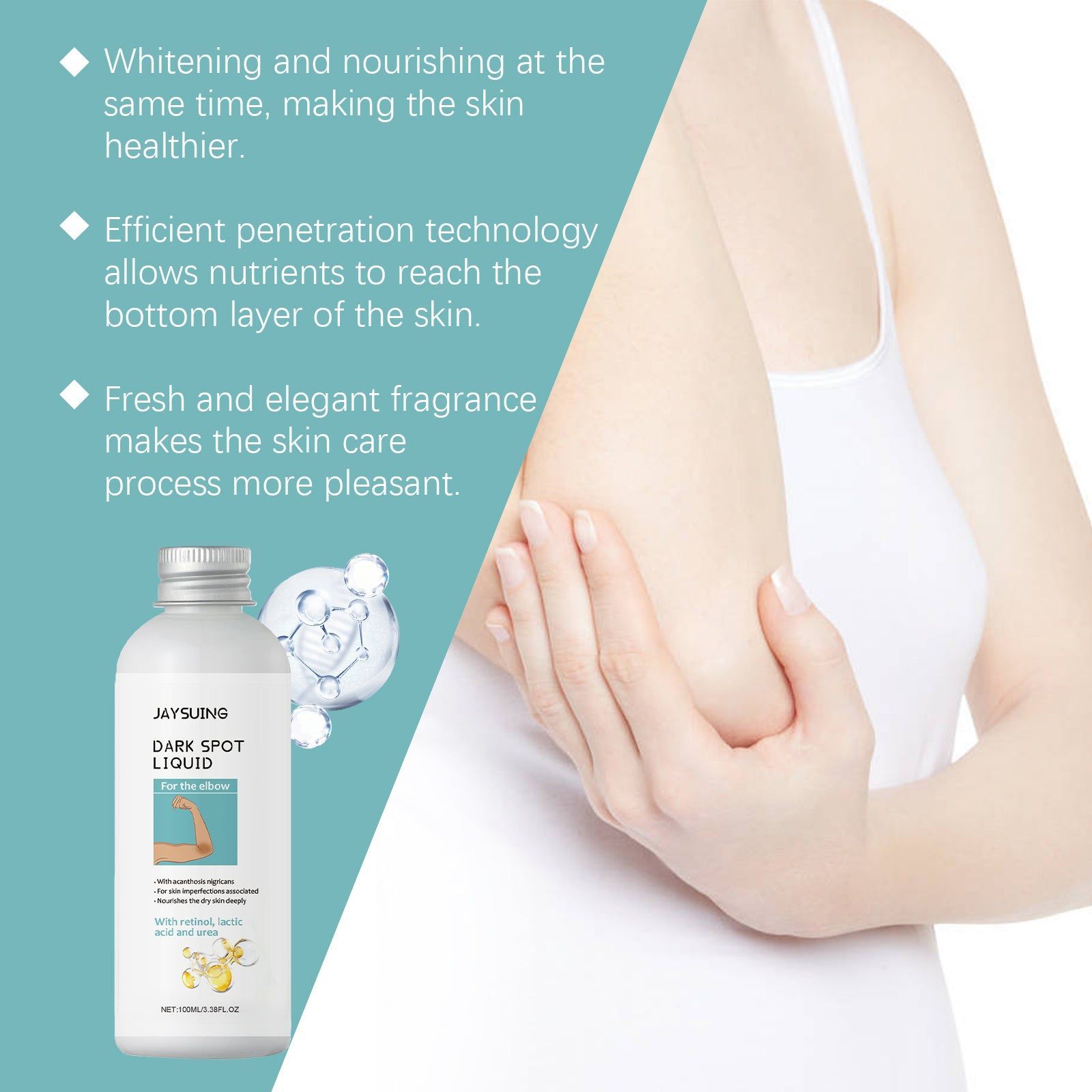 Elbow Moisturizer, Hydrating Skin Care, Daily Repair, Soft & Smooth ,100ml