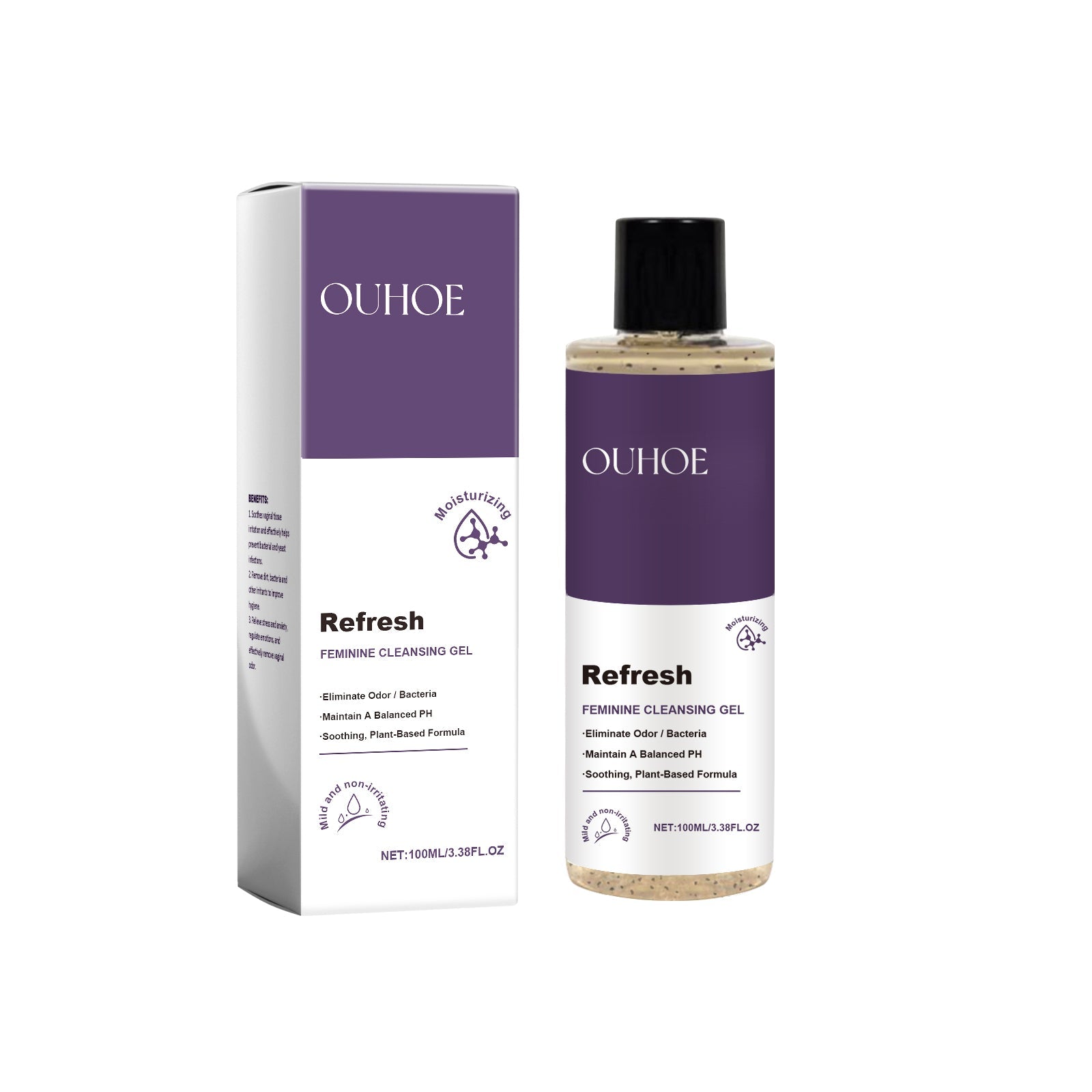 Balance Bath Gel for Body Cleansing, Gentle Moisturizing, Feminine Hygiene, Refreshing Self-Care ,100ml
