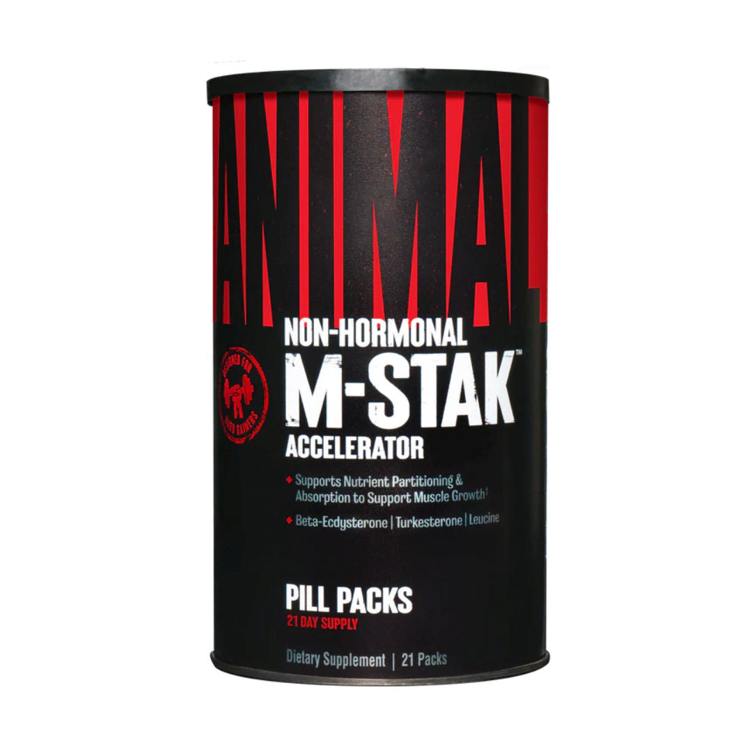 Universal Nutrition Animal M-Stak, Non-Hormonal Muscle-Building Formula, 21 Packs