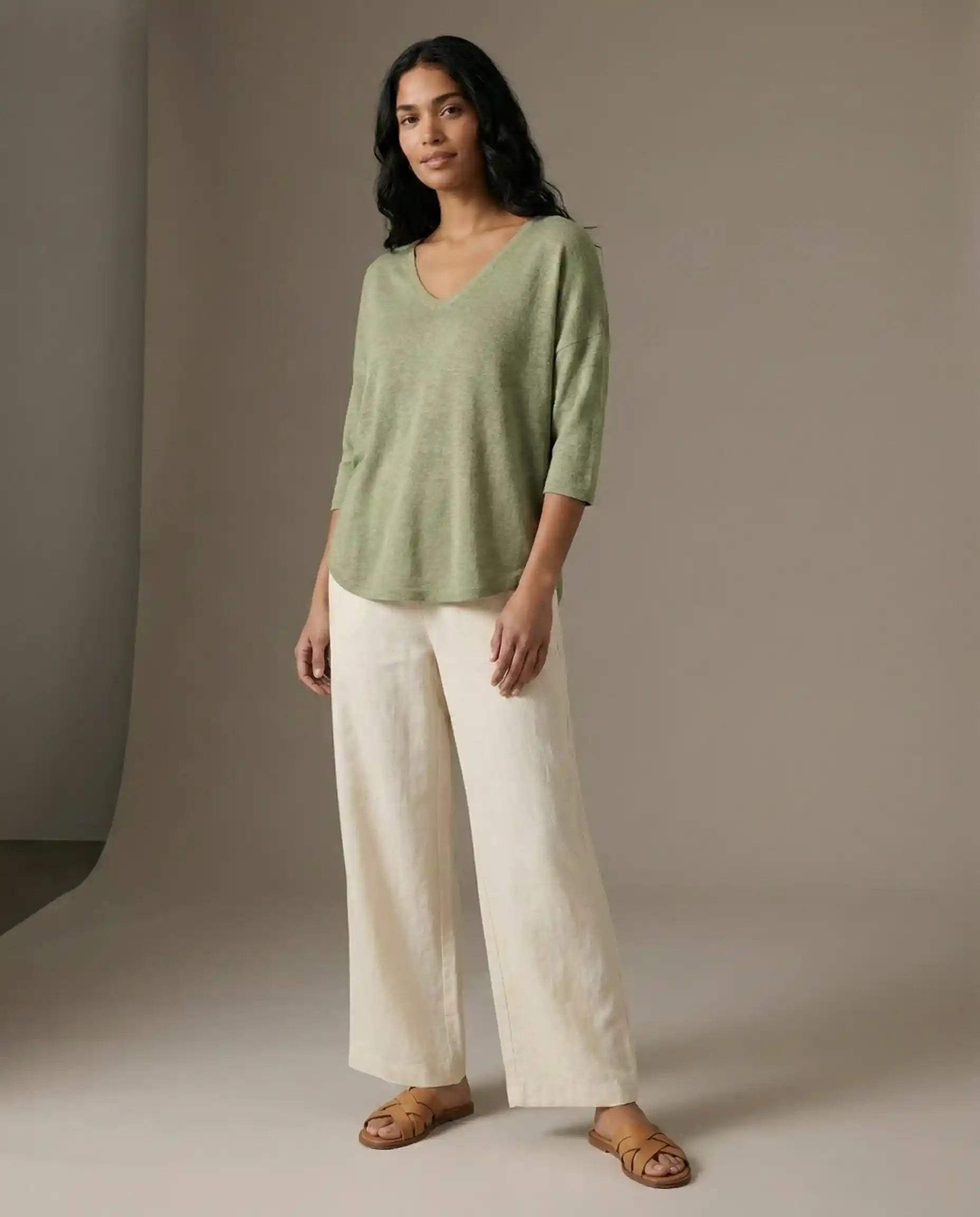 Anthropologie Green Top