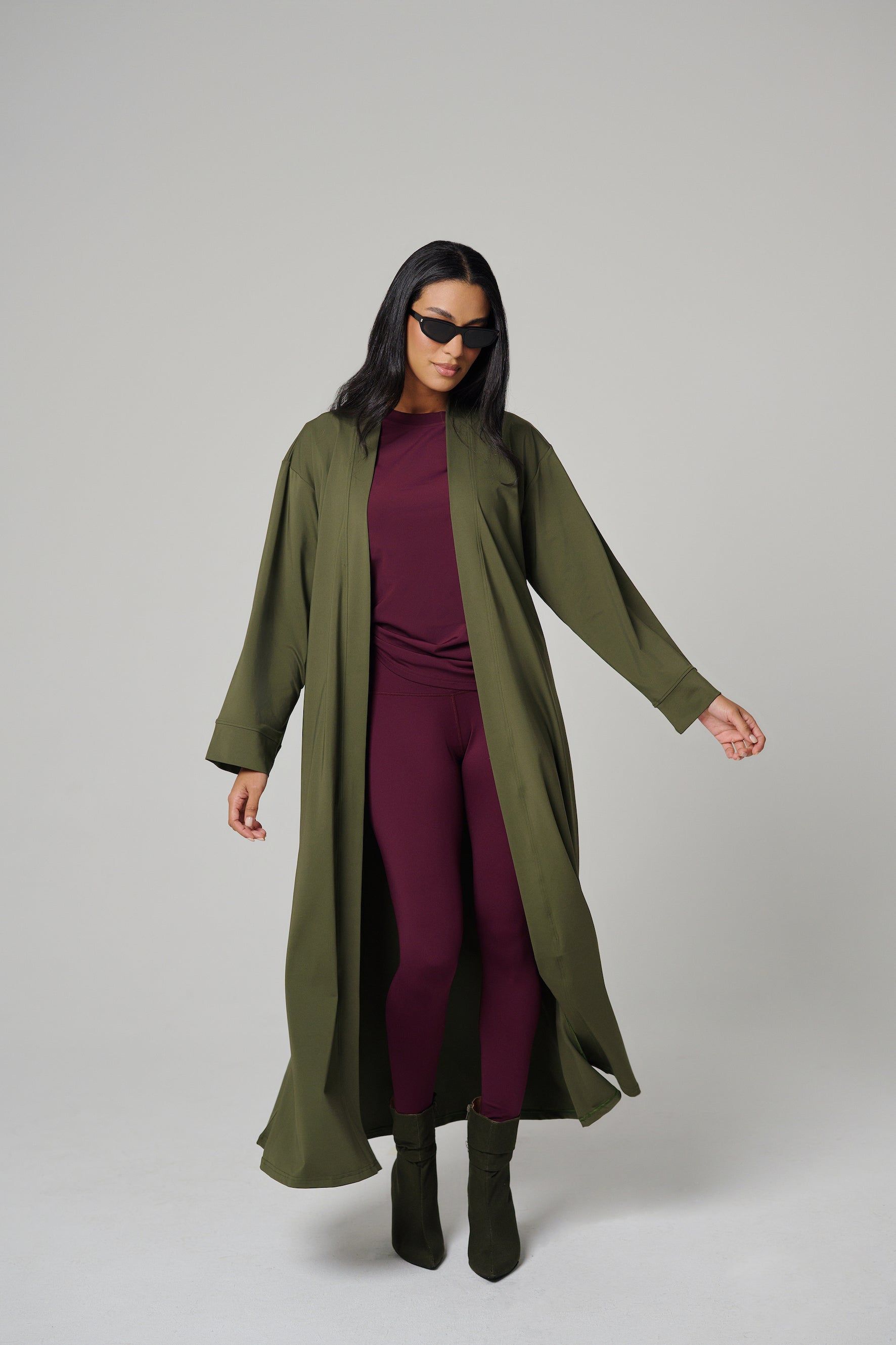 عباءة "مولو كلاسيك" النسائية - خضراء