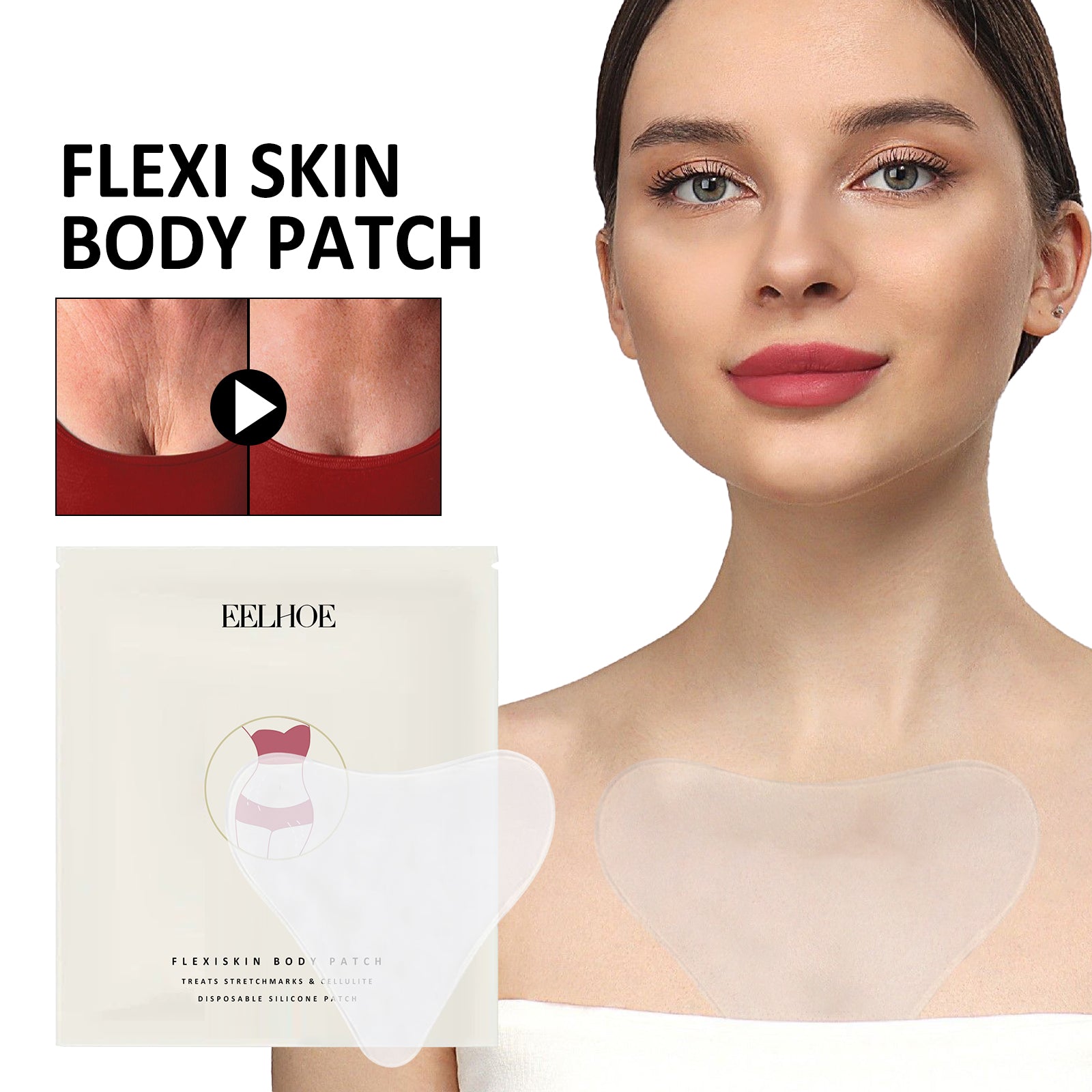 Body Patch, Lighten Fine Lines, Tighten Skin, Moisturize, Anti-Aging ,1pcs