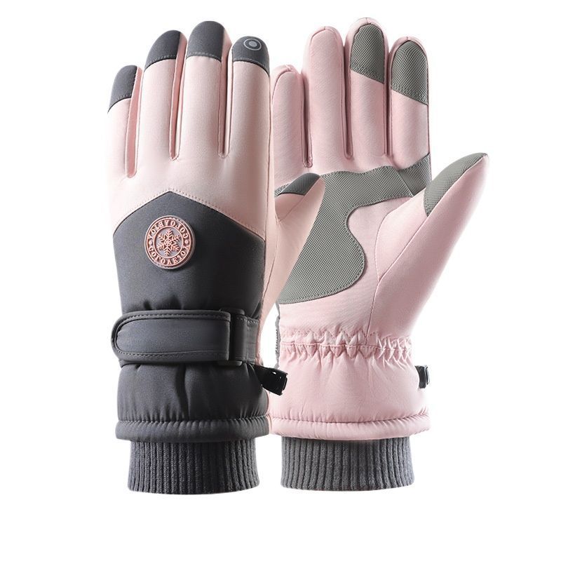 Unisex Winter Gloves Windproof Adjustable Snow Ski Warm Gloves for Cold Weather Outdoor