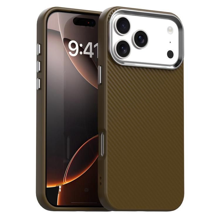For iPhone 18 Pro Max / iPhone 17 Pro Max Carbon Fiber Series IMD Phone Case