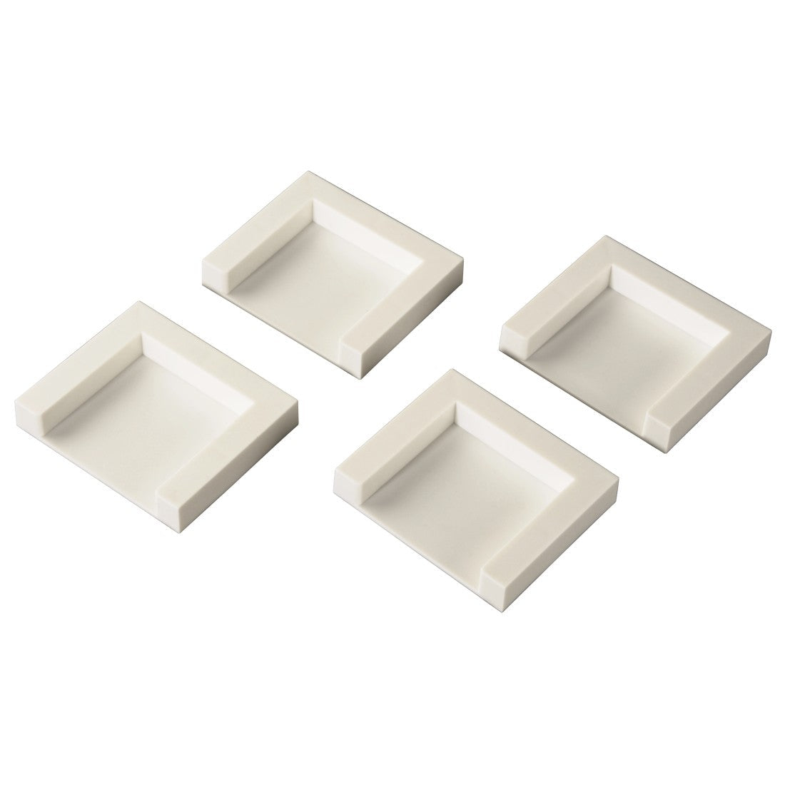 XAVAX 111310 Dryer Fixing Plates for Adhesion, set of 4