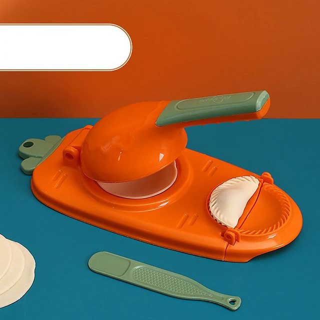 Manual Plastic Dough Wrapper - Easy-to-Use Handheld Dough Rolling and Wrapping Tool
